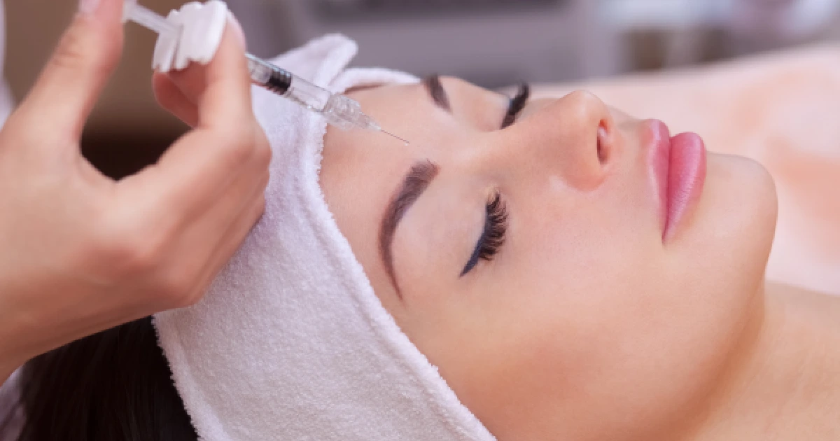 Woman Receiving Neurotoxins Injections in Casa Grande, AZ