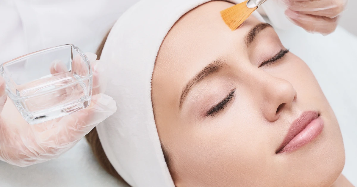 A woman receiving Chemical Peels in Casa Grande, AZ