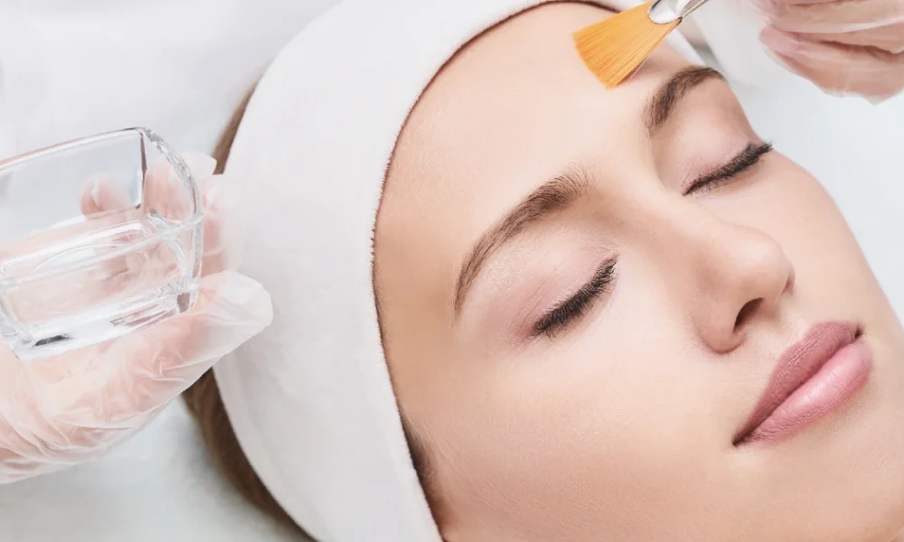 A woman receiving Chemical Peels in Casa Grande, AZ
