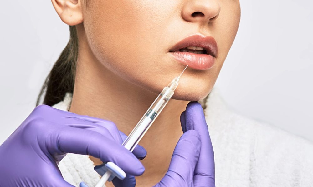Female Getting Lip Filler Injection | Cloud 9 MedSpa in Casa Grande, AZ
