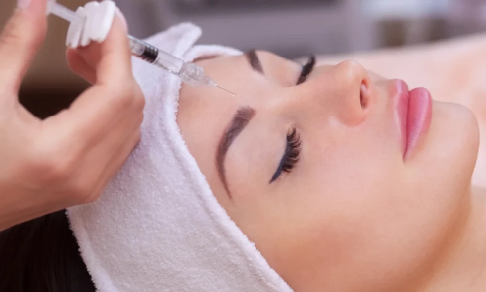 Woman Receiving Neurotoxins Injections in Casa Grande, AZ